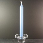 24cm Light Blue Stearin Classic Dinner Candles